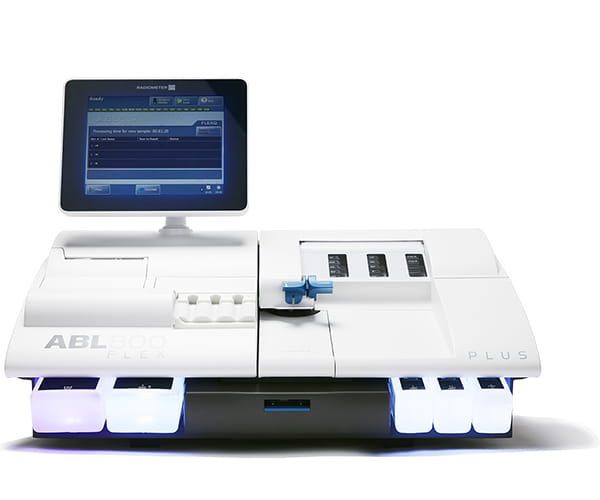 Radiometer의 ABL800 FLEX 혈액 가스 장비